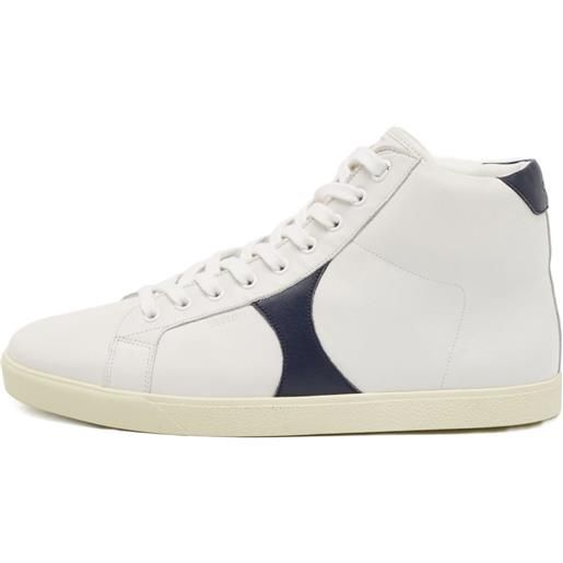 Celine Pre-Owned - sneakers alte in pelle - uomo - pelle/pelle/gomma - 44 - bianco