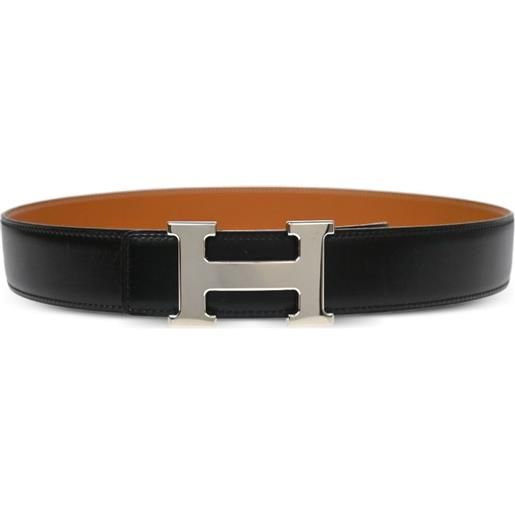 Hermès Pre-Owned - cintura constance 2008 - donna - pelle di vitello - taglia unica - nero