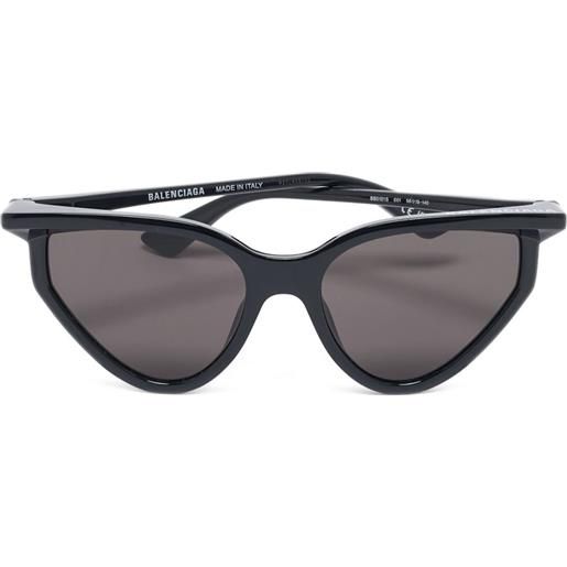 Balenciaga Pre-Owned - occhiali da sole geometrici - donna - acetato - taglia unica - nero