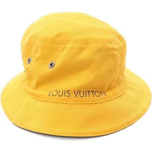 Louis Vuitton Pre-Owned - cappello bucket denim con monogramma 2020 - donna - cotone - taglia unica - nero