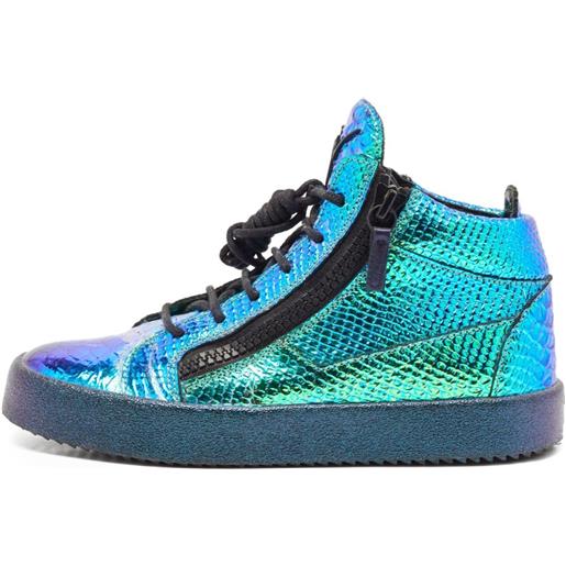 Giuseppe Zanotti Vintage - sneakers alte pre-owned - uomo - pelle/gomma/pelle - 40 - blu