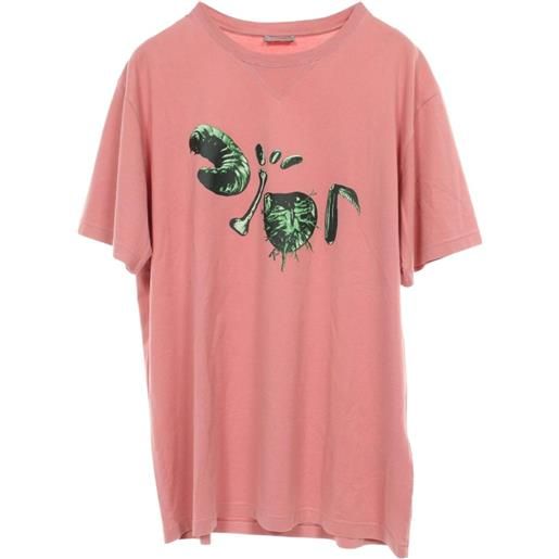 Christian Dior Pre-Owned - x travis scott t-shirt cactus jack anni 2010 - uomo - cotone - xl - rosa