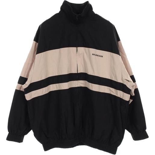 Balenciaga Pre-Owned - giacca a righe anni 2010 - uomo - cotone - 44 - nero