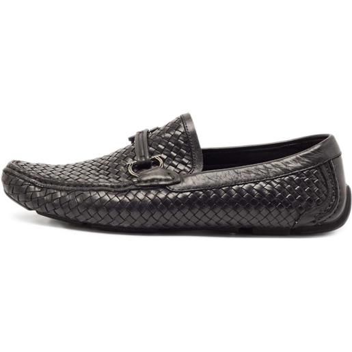 Ferragamo Pre-Owned - mocassini parigi - uomo - pelle/pelle - 43 - nero