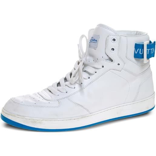 Louis Vuitton Pre-Owned - sneakers in pelle - uomo - pelle/gomma/pelle - 42 - bianco