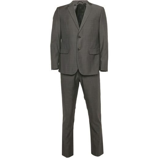 Balmain Pre-Owned - completo tre pezzi - uomo - lana - m - grigio