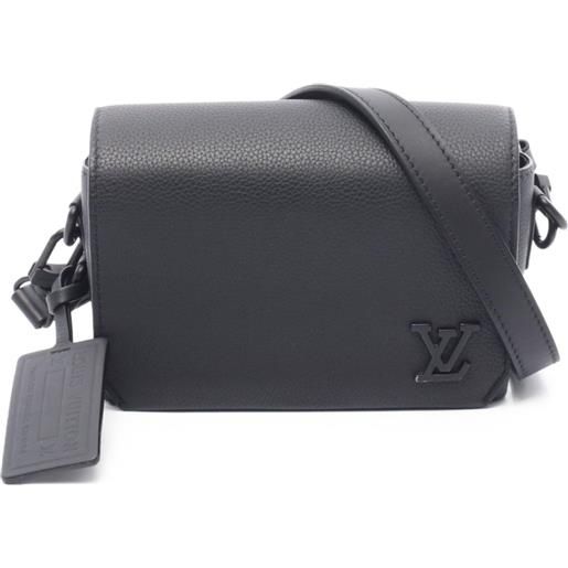 Louis Vuitton Pre-Owned - borsa a spalla fast line 2021 - uomo - pelle di vitello - taglia unica - nero