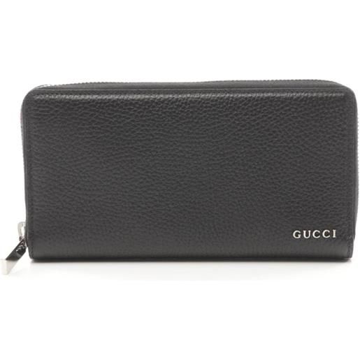 Gucci Pre-Owned - portafoglio in pelle anni 2020 - uomo - pelle di vitello - taglia unica - nero