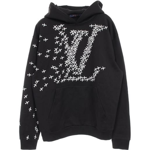 Louis Vuitton Pre-Owned - felpa con cappuccio 2010 - uomo - cotone - l - nero