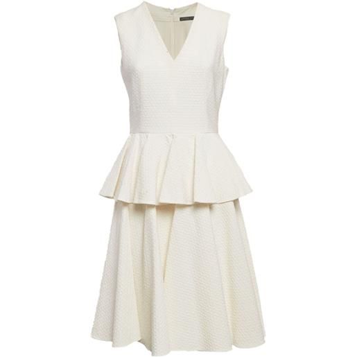 Alexander McQueen Pre-Owned - abito midi - donna - tessuto - l - bianco