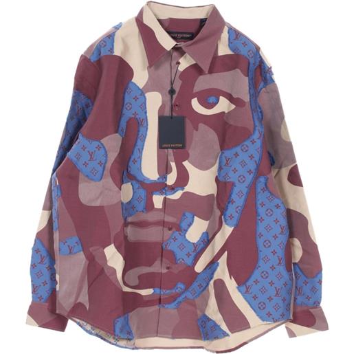 Louis Vuitton Pre-Owned - giacca-camicia philcoupe anni 2020 - uomo - cotone - xxxxl - rosa