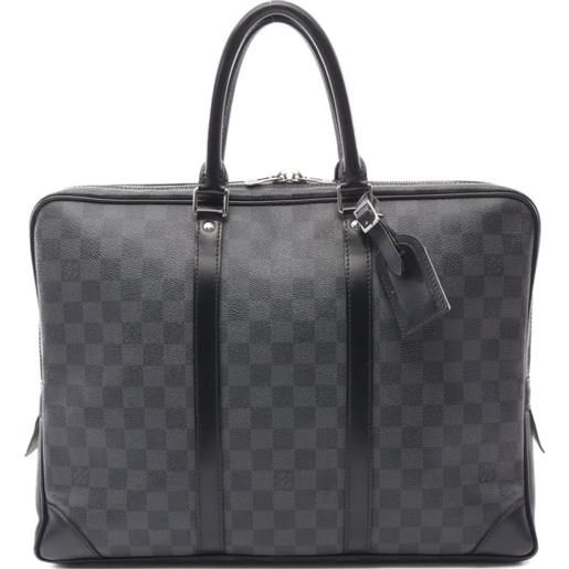 Louis Vuitton Pre-Owned - portadocumenti con monogramma 2010 - uomo - pvc - taglia unica - nero