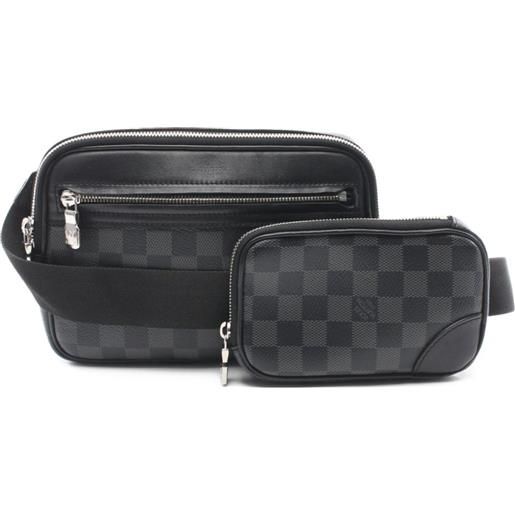 Louis Vuitton Pre-Owned - borsa messenger scott 2020 - uomo - pvc - taglia unica - nero