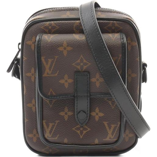 Louis Vuitton Pre-Owned - borsa a tracolla christopher 2021 - uomo - pvc/pelle - taglia unica - marrone