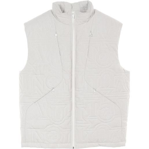 Louis Vuitton Pre-Owned - gilet trapuntato anni 2020 - uomo - poliestere/cotone - 52 - bianco