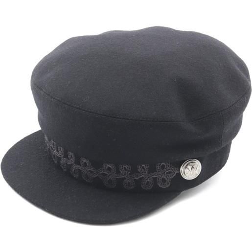 Hermès Pre-Owned - basco kabul anni 2010 - donna - lana - 57 - nero