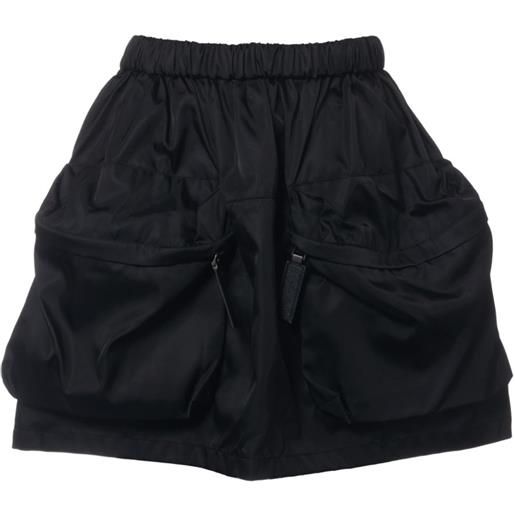 Prada Pre-Owned - minigonna in twill 2019 - donna - poliammide/poliammide - 38 - nero