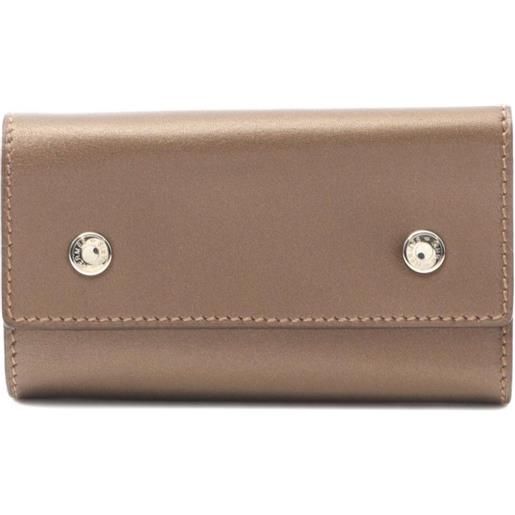 Hermès Pre-Owned - portachiavi in pelle 2004 - donna - pelle di vitello - taglia unica - marrone