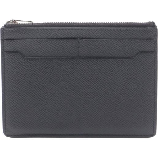 Hermès Pre-Owned - portamonete city zip 2020 - donna - pelle di vitello - taglia unica - nero