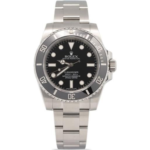 Rolex - orologio submariner 40mm pre-owned - uomo - vetro zaffiro/acciaio inossidabile - taglia unica - nero