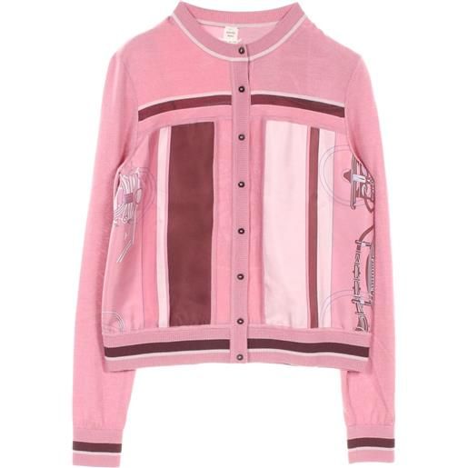 Hermès Pre-Owned - cardigan in cashmere anni 2010 - donna - cashmere - 36 - rosa