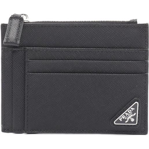 Prada Pre-Owned - portafoglio anni '20 - uomo - pelle di vitello - taglia unica - nero