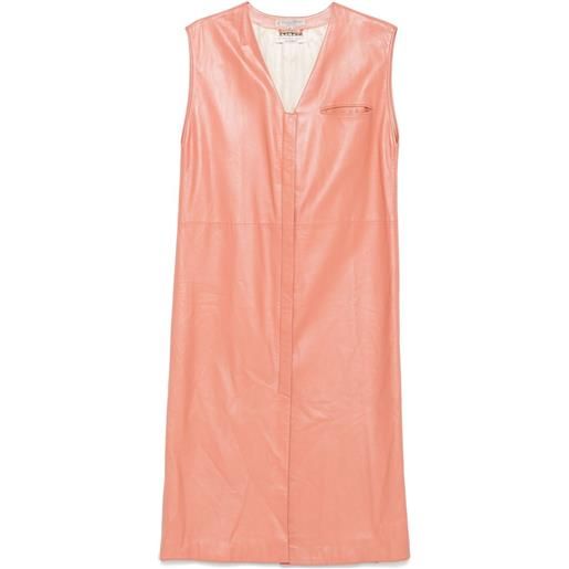 A.N.G.E.L.O. Vintage Cult - abito in pelle anni 2000 - donna - pelle/cupro - 44 - rosa