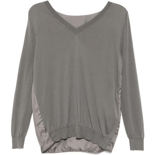 Prada Pre-Owned - top in maglia - donna - lana - 38 - grigio