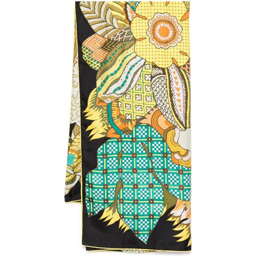 Hermès Pre-Owned - foulard in seta - donna - seta - taglia unica - nero