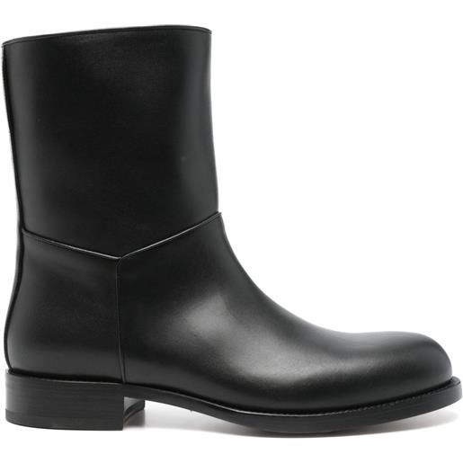 The Row Pre-Owned - stivali nobilis - uomo - pelle di vitello/pelle di vitello/pelle di vitello - 42 - nero