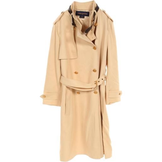 Louis Vuitton Pre-Owned - trench con cintura anni 2010 - donna - viscosa - 38 - toni neutri