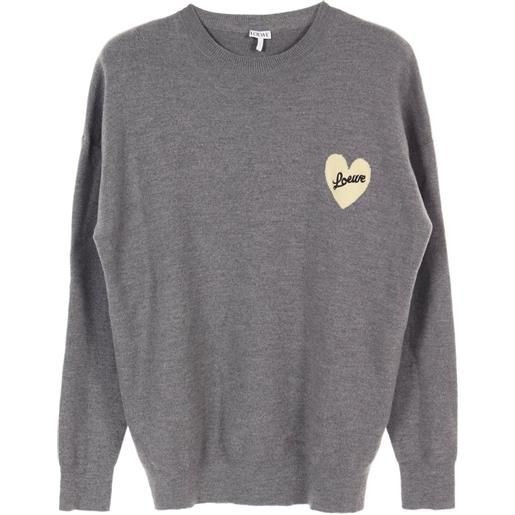 Loewe Pre-Owned - maglione in lana anni 2010 - uomo - viscosa/lana - s - grigio