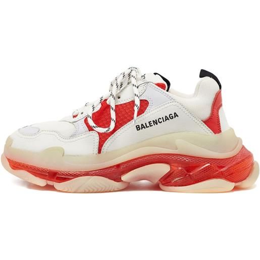 Balenciaga Pre-Owned - sneakers basse - uomo - pelle/rete (mesh)/gomma/rete (mesh) - 41 - bianco