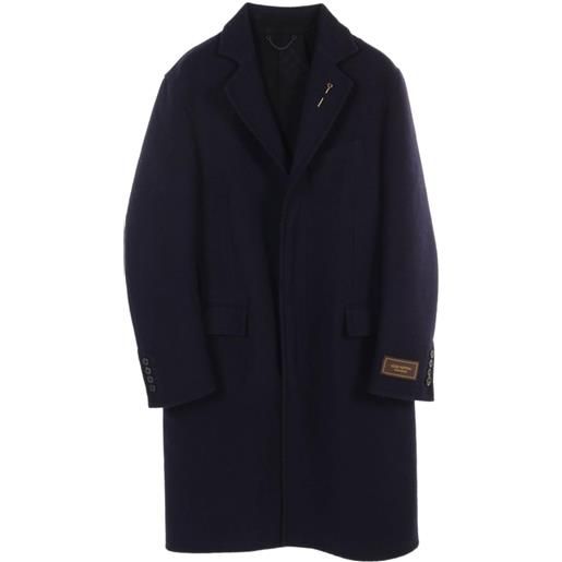 Louis Vuitton Pre-Owned - cappotto in lana anni 2000 - uomo - lana - 44 - blu