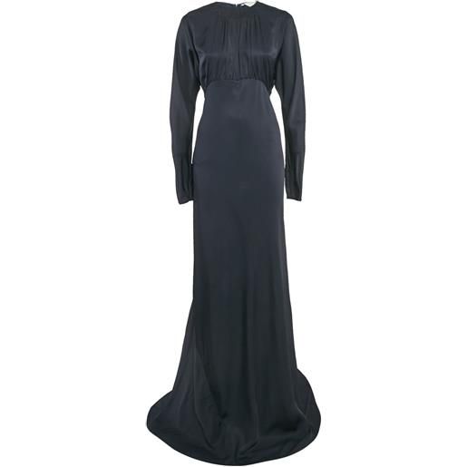 Stella McCartney Pre-Owned - abito in raso - donna - viscosa - m - blu