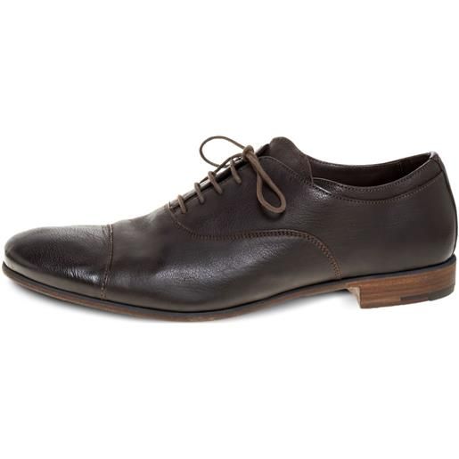 Prada Pre-Owned - oxford in pelle - uomo - pelle/pelle/pelle - 42.5 - marrone