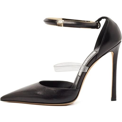 Jimmy Choo Pre-Owned - pumps dreece 120mm - donna - pelle/pelle/pvc/pelle - 39 - nero