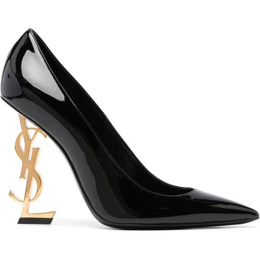 Saint Laurent Pre-Owned - pumps opyum 110mm - donna - pelle/pelle/pelle verniciata - 35.5 - nero
