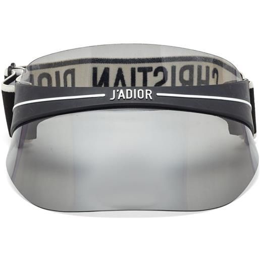 Christian Dior Pre-Owned - visiera trasparente 2016 - donna - acetato/tessuto - taglia unica - nero