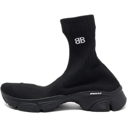 Balenciaga Pre-Owned - sneakers a calzino - uomo - tessuto/tessuto/gomma - 41 - nero