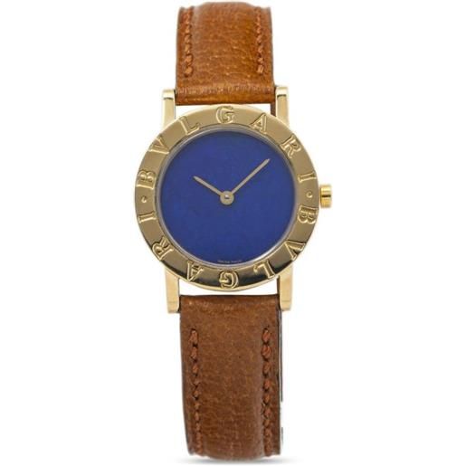 Bvlgari Pre-Owned - orologio bulgari bulgari 26mm - donna - oro giallo 18kt - taglia unica - blu