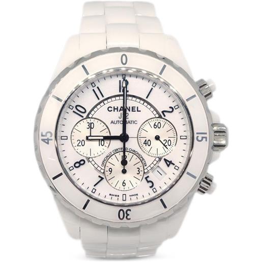 CHANEL Pre-Owned - ceramic j12 41mm anni 2000 - uomo - acciaio inossidabile/ceramica - taglia unica - bianco