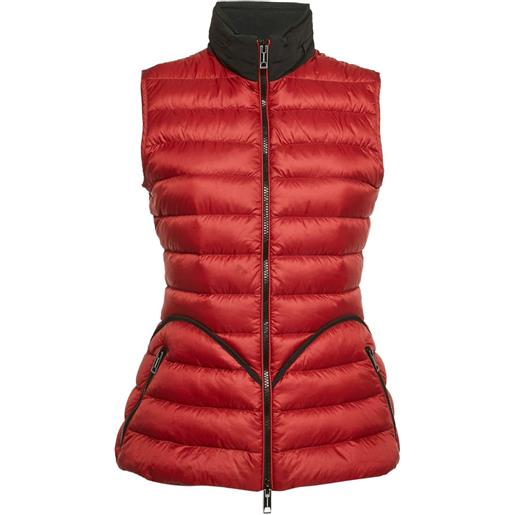Burberry Pre-Owned - gilet con zip - uomo - poliammide - s - rosso