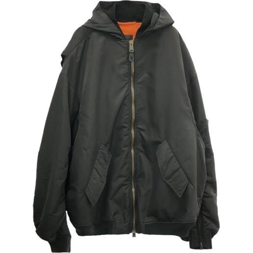 Balenciaga Pre-Owned - giacca con cappuccio anni 2010 - uomo - nylon - 52 - nero