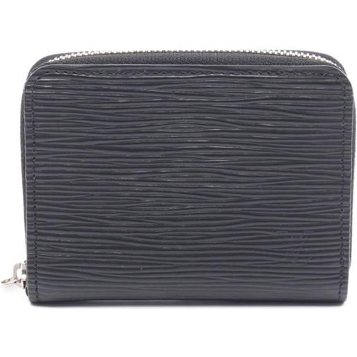 Louis Vuitton Pre-Owned - portamonete zippy anni 2021 - uomo - pelle di vitello - taglia unica - nero