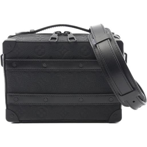 Louis Vuitton Pre-Owned - borsa a spalla soft trunk two-way 2021 - uomo - pelle di vitello - taglia unica - nero