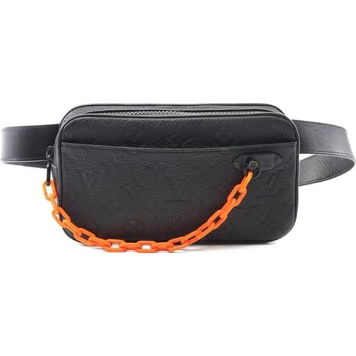 Louis Vuitton Pre-Owned - marsupio pochette volga 2019 - uomo - pelle di vitello - taglia unica - nero