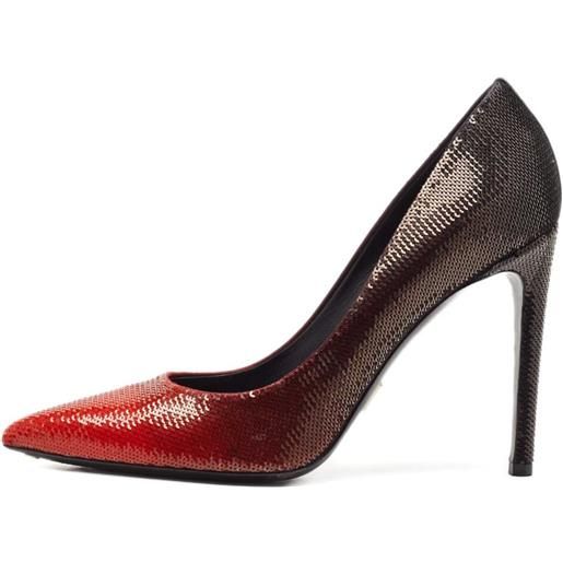 Louis Vuitton Pre-Owned - pumps 110mm - donna - pelle/paillettes/gomma/pelle - 40 - nero