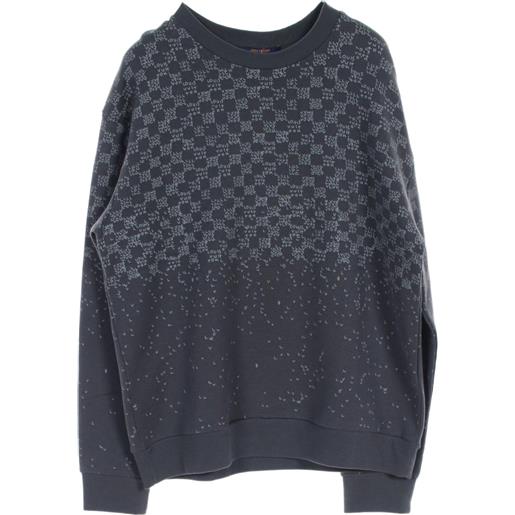 Louis Vuitton Pre-Owned - felpa in cotone anni 2010 - uomo - cotone - xxl - grigio