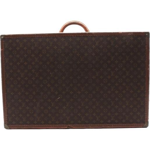 Louis Vuitton Pre-Owned - valigia alzer 80 monogram 2008 - uomo - pvc - taglia unica - marrone